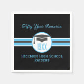 50e klasse Reünie party servetten (Voorkant)