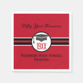 50e klasse Reünie party servetten (Voorkant)