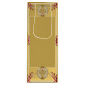 50e of 1e bruiloft Jubileum Gift Bag Wijn Cadeautas (Voorkant)