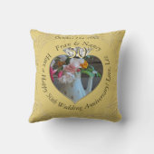 50e Oreiller à lancer photo Coeur Diamant (Verso)