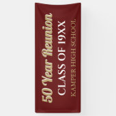 50e Reunion Fun! CUSTOM Reunion banner (Verticaal)