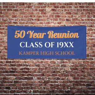 50e Reunion Fun! CUSTOM Reunion banner
