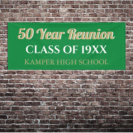 50e Reunion Fun! CUSTOM Reunion banner