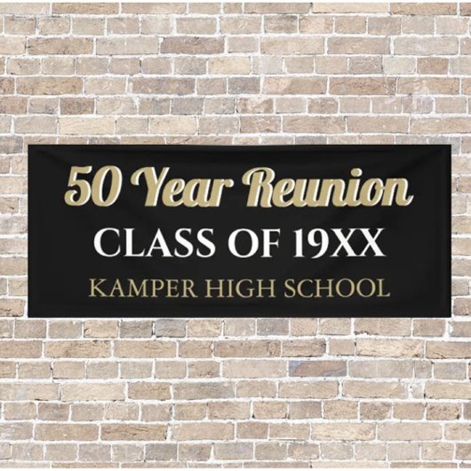 50e Reunion Fun! CUSTOM Reunion banner