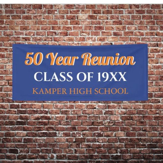 50e Reunion Fun! CUSTOM Reunion banner
