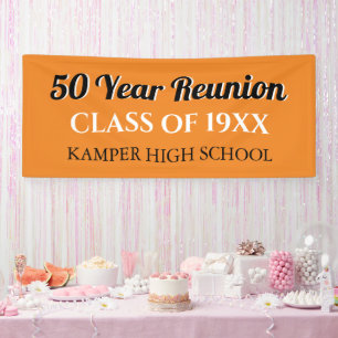 50e Reunion Fun! CUSTOM Reunion banner