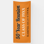 50e Reunion Fun! CUSTOM Reunion banner (Verticaal)