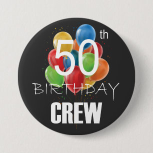 50e ronde van de 50-partijengroep van bemanningsle button 7,6 cm