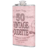 50e Roze Humor  Stijl Dudette Kolf Heupfles (Links)