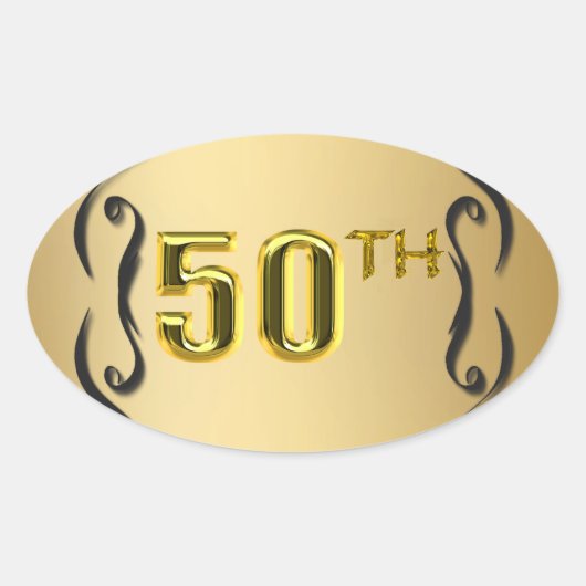 50e Sceau D'Or Et Stickers (Devant)