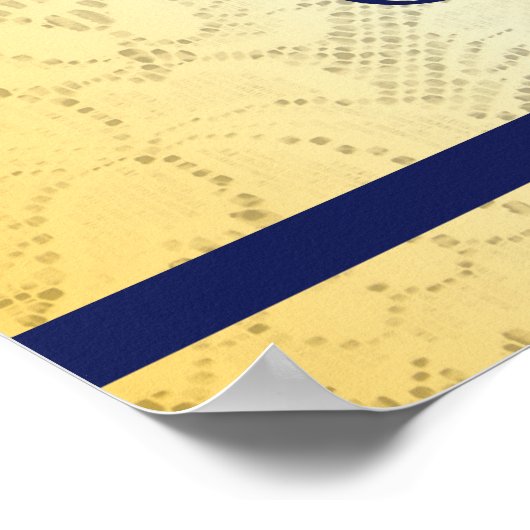 50e schuimplaat van Jubileum Poster (Hoek)