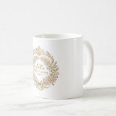 50e Tasse à café dorée (Devant droit)