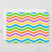 50e uitnodiging van de Birthday Party (Achterkant)