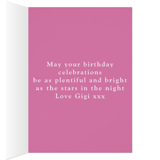 50e verjaardag 1971 roze wit voor haar persoonlijk (Binnen (Rechts))