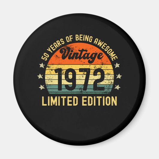 50e verjaardag  1972 beperkte uitgave magneet (Voorkant)