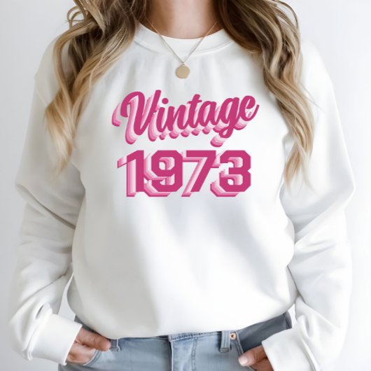 50e verjaardag  1973 Gift Sweatshirt