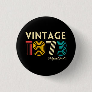 50e verjaardag 1973 Originele onderdelen Ronde Button 3,2 Cm