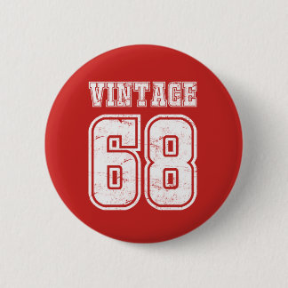 50e verjaardag 50 jaar oude Vintage 1968 - Gift Ronde Button 5,7 Cm