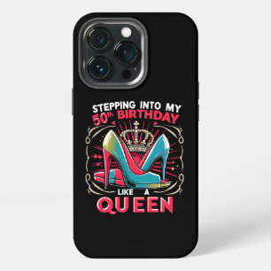 50e verjaardag als een koningin Gelukkig 50 jaar v iPhone 13 Pro Hoesje
