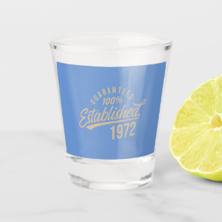 50e verjaardag cadeau idee - 50 jaar shot glas