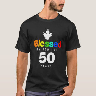 50e verjaardag Christelijk cadeau van God voor 50 T-shirt
