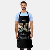 50e verjaardag Creëer Uw eigen multi-foto Schort (Gedragen)