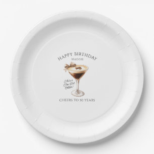 50e verjaardag Custom Paper Bord Espresso Martini