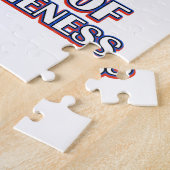 50e verjaardag design legpuzzel (Zijkant)