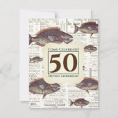 50e verjaardag  Duitse krant Vis Kaart (Voorkant)