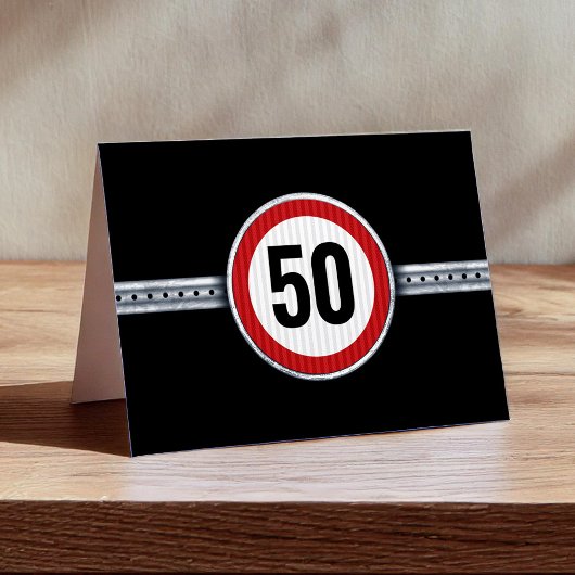 50e verjaardag - ELKE LEEFTIJD Bedankkaart