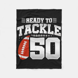 50e Verjaardag - Football Verjaardagsfeest - 50e B Fleece Deken