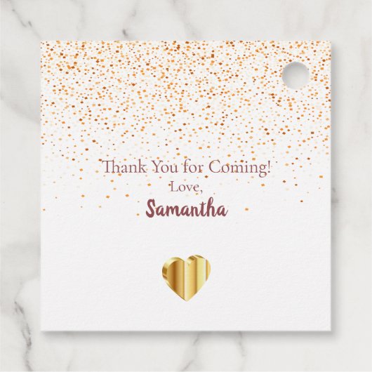 50e verjaardag foto collage bedankt zwart bedankjes labels (Achterkant)