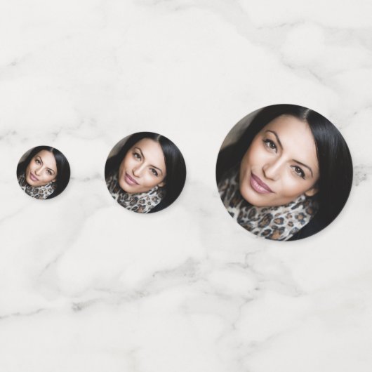 50e verjaardag Fototabel Confetti (Achterkanten)