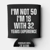 50e verjaardag Funny Blikjeskoeler (Achterkant)