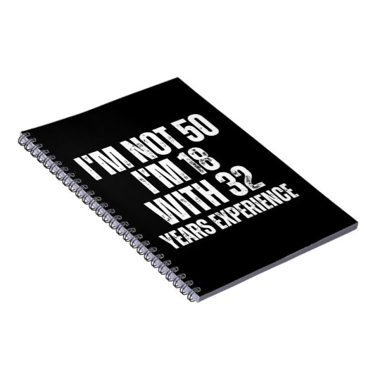 50e verjaardag Funny Notitieboek (Rechterzijde)