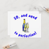  50e verjaardag Gag Gifts Kaart (Voorkant / Achterkant in situ)