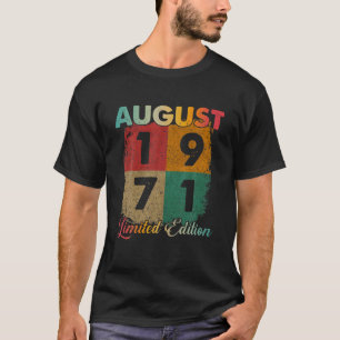 50e verjaardag , geschenken voor hem in 1971 , Vin T-shirt