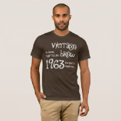 50e verjaardag Gift 1963  Brew T-shirt (Voorkant volledig)