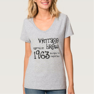 50e verjaardag Gift 1963 Brew T-shirt