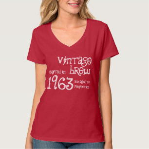 50e verjaardag Gift 1963 Brew T-shirt