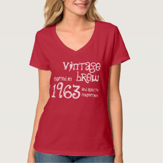 50e verjaardag Gift 1963 Brew T-shirt