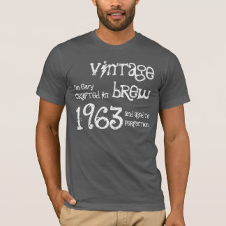 50e verjaardag Gift 1963 Brew T-shirt
