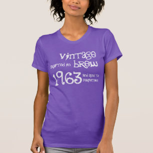 50e verjaardag Gift 1963 Brew W1997 T-shirt