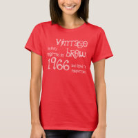 50e verjaardag Gift 1966 Brew Rood Roze