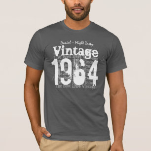 50e verjaardag Gift Best 1964 V004 T-shirt