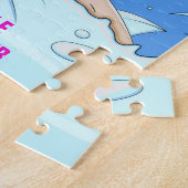 50e verjaardag grappige uitspraak Jigzaag Puzzle Legpuzzel (Zijkant)