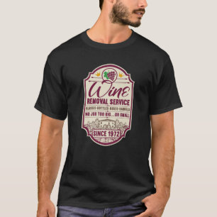 50e verjaardag ik win-verwijderingsservice i label t-shirt