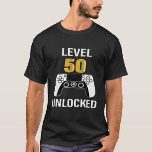 50e verjaardag / Jubileum grappige video gamer Gif T-shirt