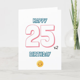 50e verjaardag Kaart