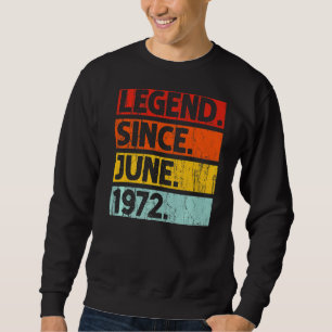 50e verjaardag Legende sinds juni 1972 50 jaar oud Trui